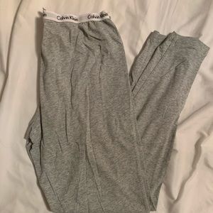 Calvin Klein gray lounge leggings
